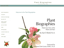 Tablet Screenshot of plantlives.com